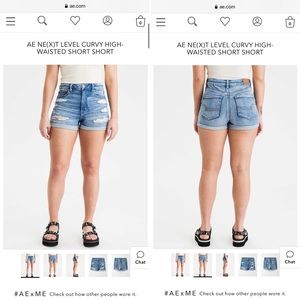 AE NE(X)T LEVEL CURVY HIGH-WAISTED SHORT SHORT